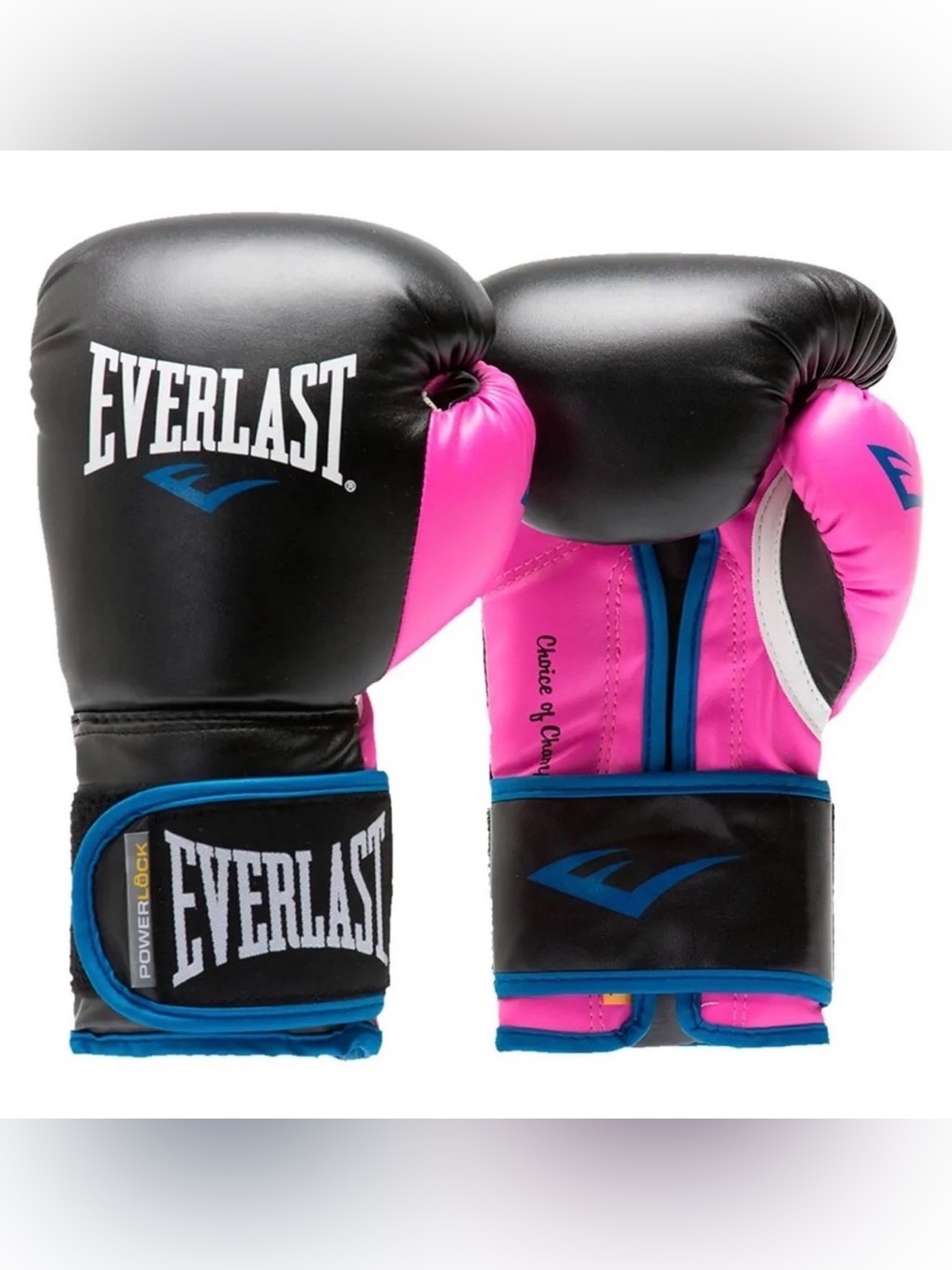 Everlast Women's 12 Ounce Powerlock Hook & Loop
Training Gloves Pink